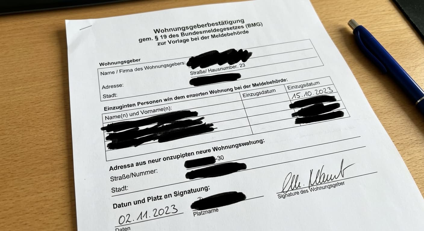 Wohnungsgeberbestätigung: What It Is & Who Must Issue It